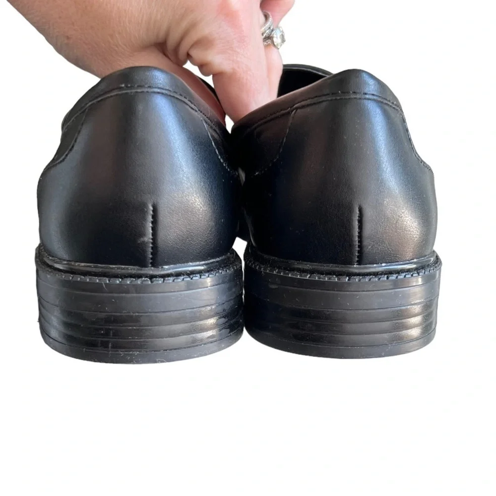 Marc Fisher - Cancia Black Studded Loafers Sz 9.5